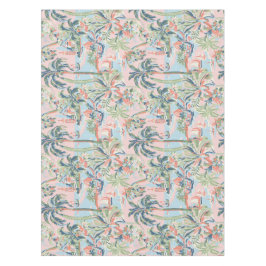 Tafelkleed Blush Tropical Toile, palmscènes