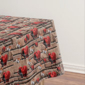 Tafelkleed bokshandschoenen (Voorbeeld)