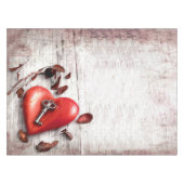 Tafelkleed Country Wood Key to my Heart Rustic Tre (Voorkant (Horizontaal))