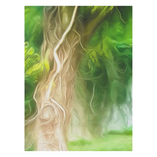 Tafelkleed Dream Light Green Tree (Voorkant)