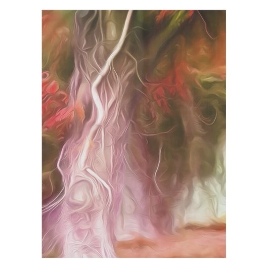 Tafelkleed Dream Light Red Tree (Voorkant)