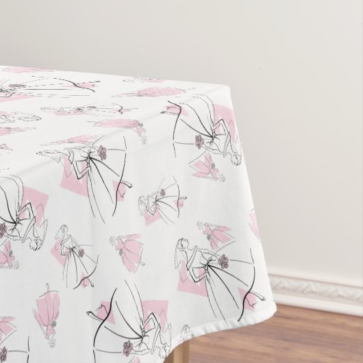 Tafelkleed Fashion Bride Roze Groep Multi (Voorbeeld)