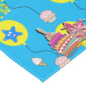 Tafelkleed, Gelukkige 10e Verjaardag, #10 Blauw Tafelkleed (Gekanteld)