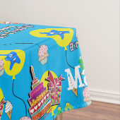 Tafelkleed, Gelukkige 10e Verjaardag, #10 Blauw Tafelkleed (Voorbeeld)