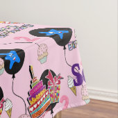 Tafelkleed, Gelukkige 2e Verjaardag, #2nd Roze Tafelkleed (Voorbeeld)