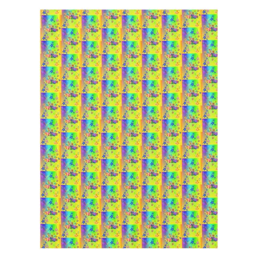 Tafelkleed Gelukkige Verjaardag (Voorkant)