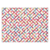 Tafelkleed herhalen cirkel gekleurde kwarten (Voorkant (Horizontaal))