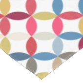 Tafelkleed herhalen cirkel gekleurde kwarten (Gekanteld)