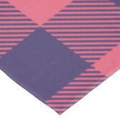 Tafelkleed Hot Roze Magenta Indigo Buffalo Plaid (Gekanteld)