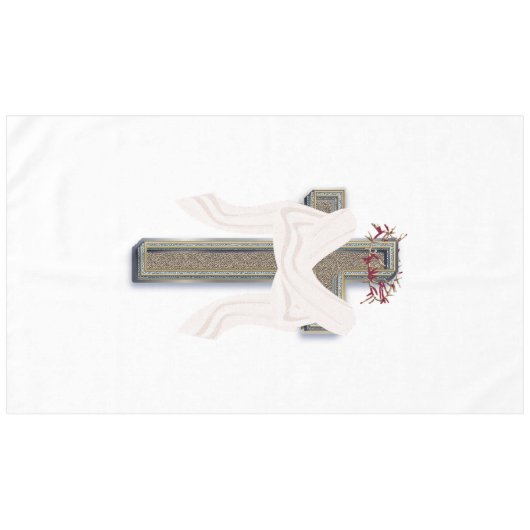 Tafelkleed Huishoudelijk Linnen Witte Achtergrond (Voorkant (Horizontaal))