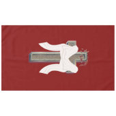 Tafelkleed Huishoudelijke Linnen Rode Achtergrond (Voorkant (Horizontaal))