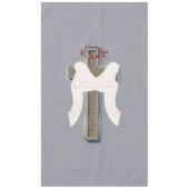 Tafelkleed Huishoudlinnen Grijze Achtergrond (Voorkant)