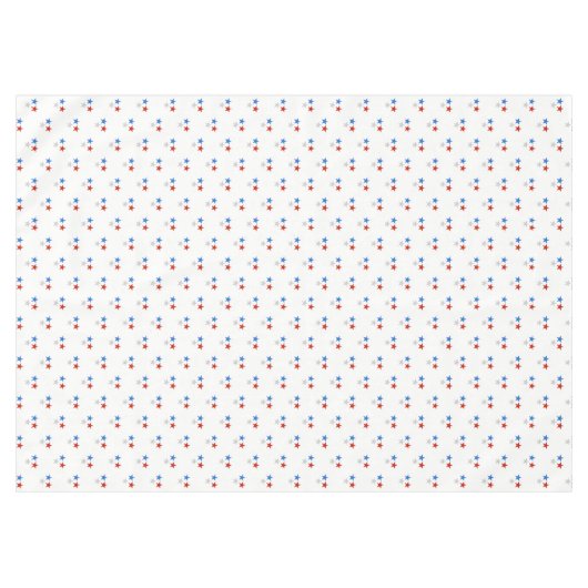 Tafelkleed juli 4 Patriottische Sterren (Voorkant (Horizontaal))