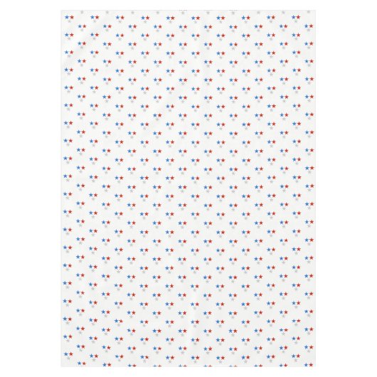 Tafelkleed juli 4 Patriottische Sterren (Voorkant)