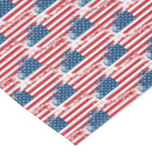 Tafelkleed Juli 4 Patriottische USA Vlag (Gekanteld)