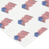 Tafelkleed juli 4 Patriottische Vlag (Gekanteld)