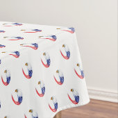 Tafelkleed juli 4 Patriottische Vlag Adelaar (Voorbeeld)