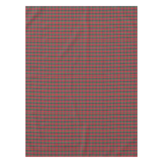 Tafelkleed Kerst Plaid Rood, Blauw Groen (Voorkant)