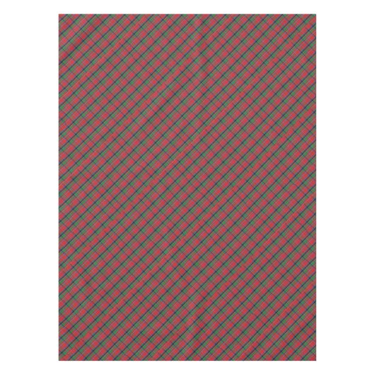Tafelkleed Kerst Plaid Rood, Blauw Groen Plaid (Voorkant)