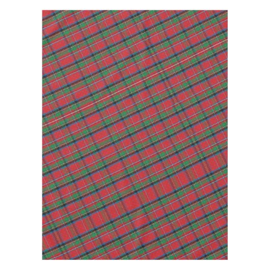 Tafelkleed Kerst Plaid Rood, Blauw Groen Plaid (Voorkant)