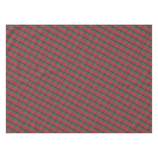 Tafelkleed Kerst Plaid Rood, Blauw Groen Plaid (Voorkant (Horizontaal))