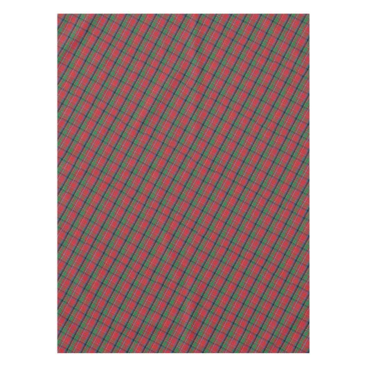Tafelkleed Kerst Plaid Rood, Blauw Groen Plaid (Voorkant)