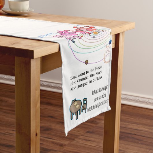 Tafelkleed loper Waar is mam? (Voorbeeld)