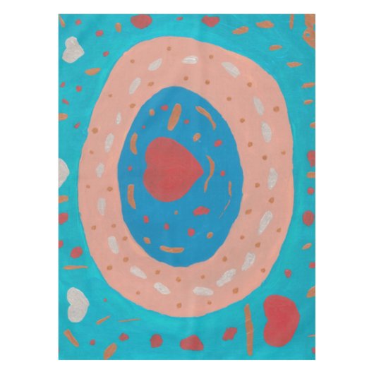 Tafelkleed Love Circles (Voorkant)