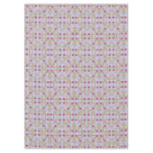 Tafelkleed, Merry Christmas Blue Plaid Rode Bogen Tafelkleed (Voorkant)