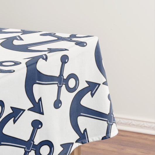 Tafelkleed met anker thema (Voorbeeld)