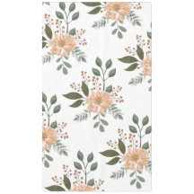 Tafelkleed met bloempatroon