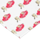 Tafelkleed met Cupido en harten (Gekanteld)