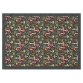 Tafelkleed met paddenstoelen in mid-century stijl (Voorkant (Horizontaal))