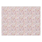 Tafelkleed met pastel wilde bloemen – Stof roze Wi (Voorkant (Horizontaal))