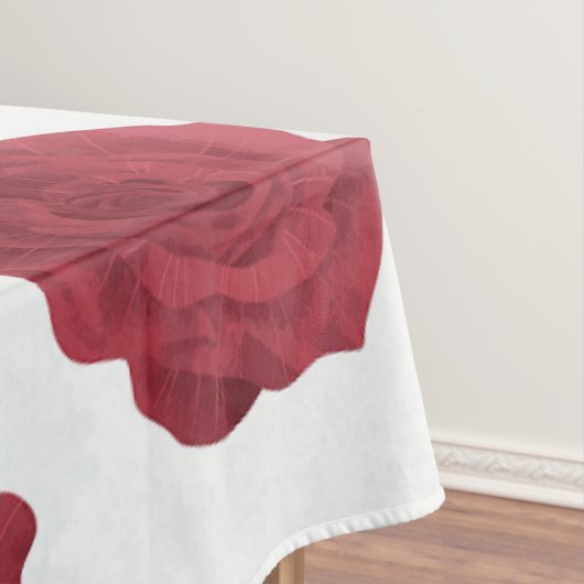 Tafelkleed met rozen bloemmotief (Voorbeeld)