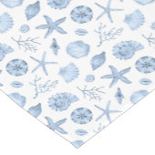 Tafelkleed met schelpen voor de zeekant (Hoek)