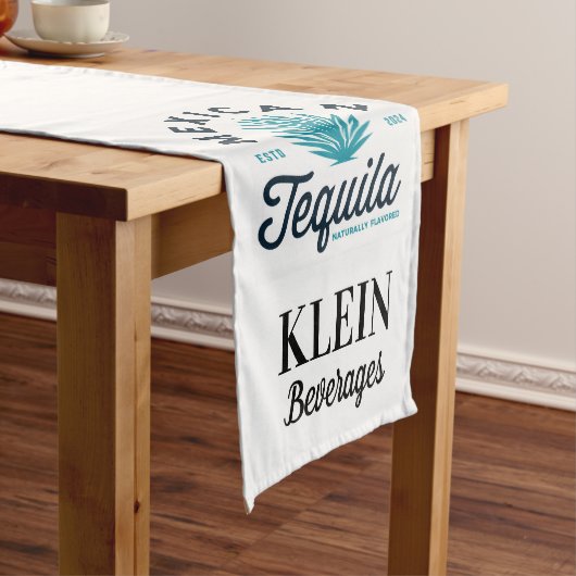 Tafelkleed met uw logo en tekst (Voorbeeld)