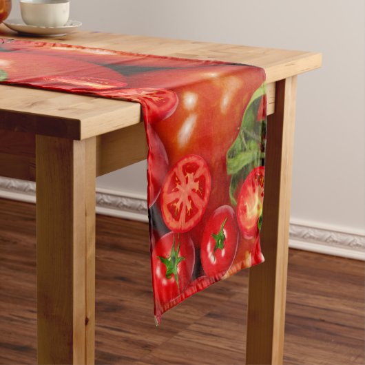 Tafelkleed met verse tuintomaten (Voorbeeld)