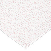Tafelkleed met waterverf roos confetti stippen (Hoek)