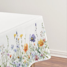 Tafelkleed met wilde bloemen