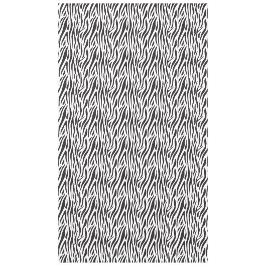 Tafelkleed met zebraprint zwart en wit (Voorkant)