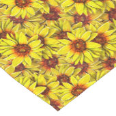 Tafelkleed met zonnebloemen (Hoek)