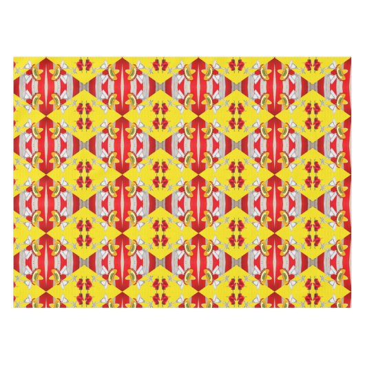 Tafelkleed Mexicaanse Drinken Hot Red Peppers (Voorkant (Horizontaal))