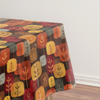 Tafelkleed Mid-Century Modern Herfstbos