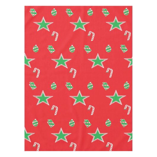 Tafelkleed Polka Dot Design - Kerst (Voorkant)