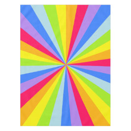 Tafelkleed regenboog starburst