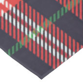 Tafelkleed Rood en Groen Kerst Winter Plaid (Gekanteld)
