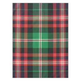 Tafelkleed Rood en Groen Kerst Winter Plaid