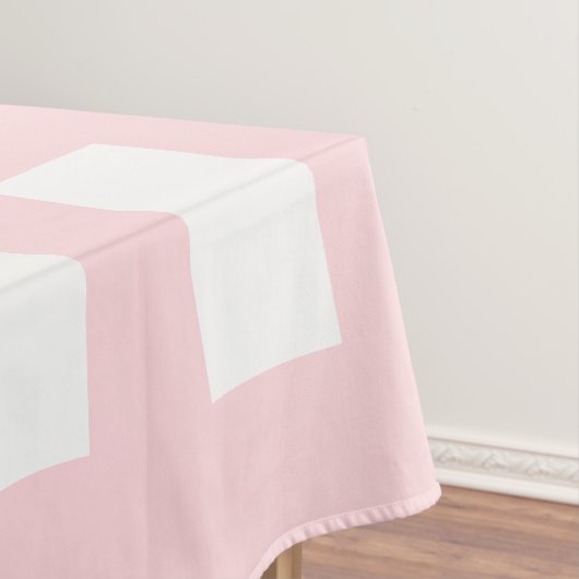 Tafelkleed Roze & Witte Streep (Voorbeeld)
