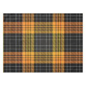 Tafelkleed Sinaasappel zwart Halloween Plaid (Voorkant (Horizontaal))